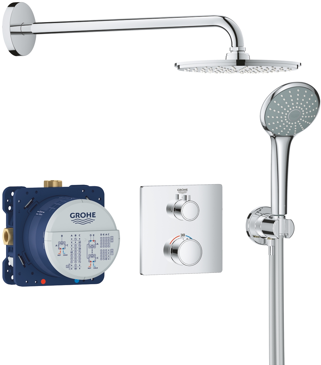 Grohe Grohtherm sprchová súprava podomietková chrómová 34734000