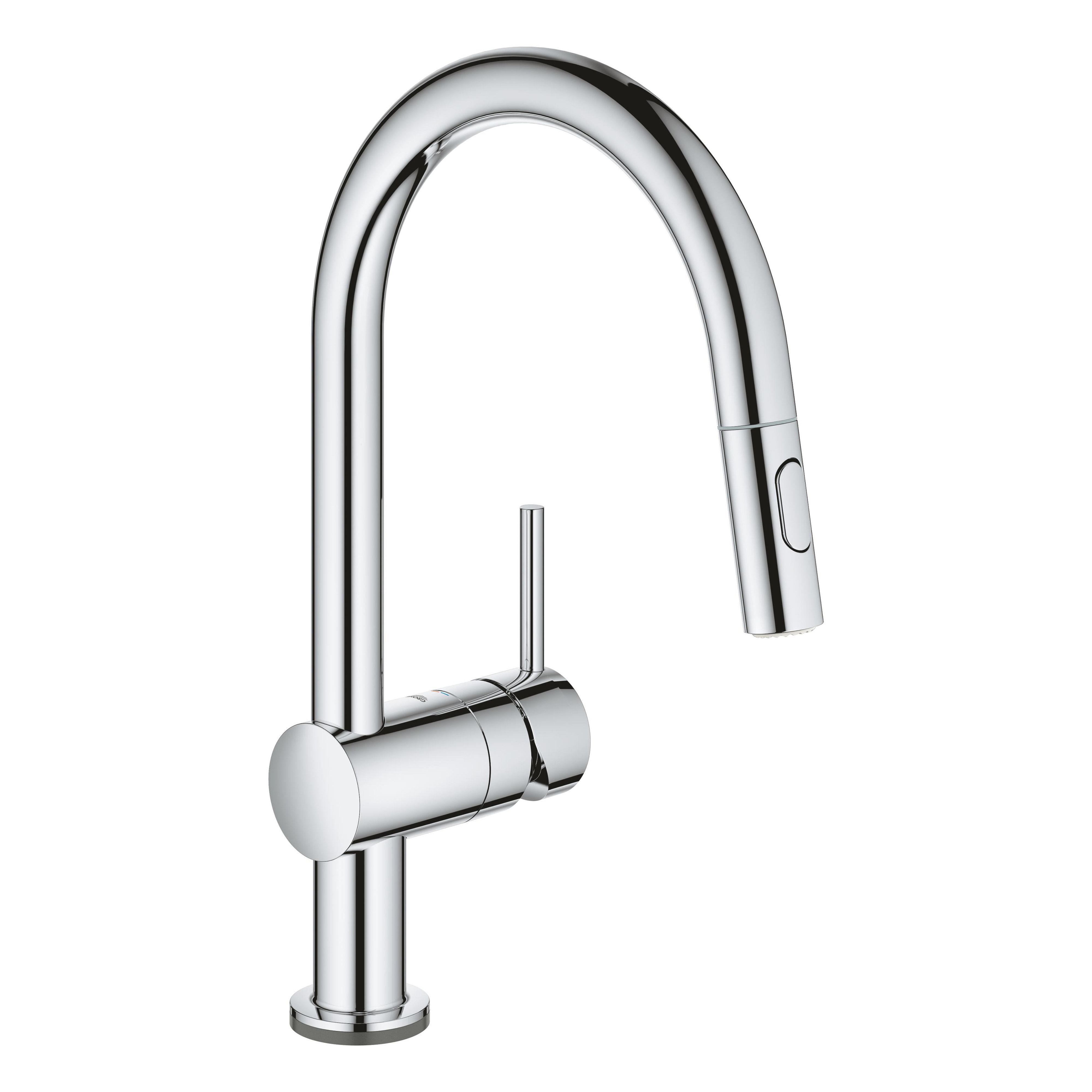 Grohe Minta kuchynská batéria stojánková StarLight Chrome 31358002
