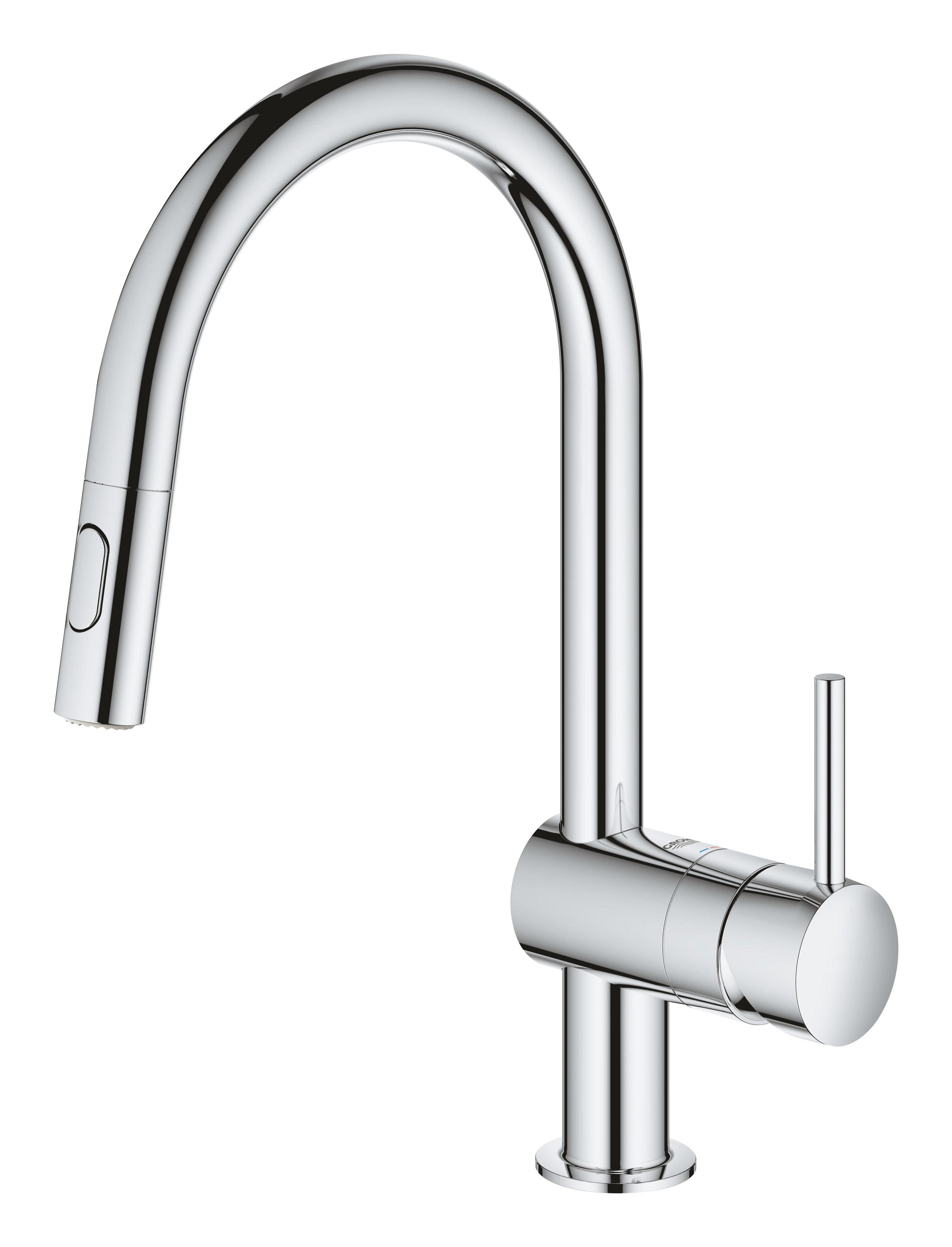 Grohe Minta kuchynská batéria stojaca StarLight Chrome 32321002