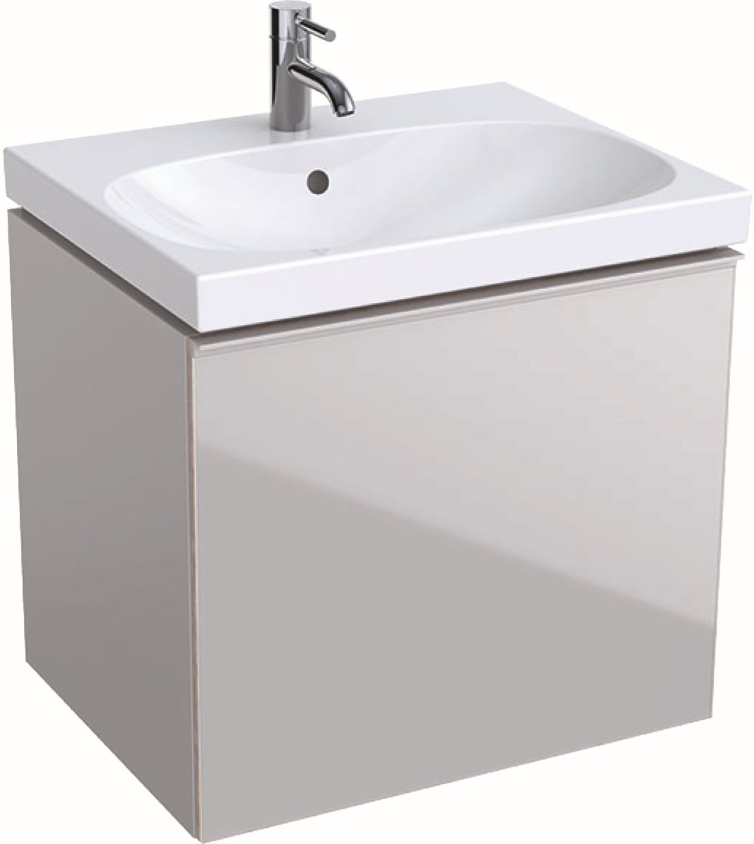 Geberit Acanto skrinka 59.5x47.5x53.5 cm závesné pod umývadlo piesková 500.609.JL.2