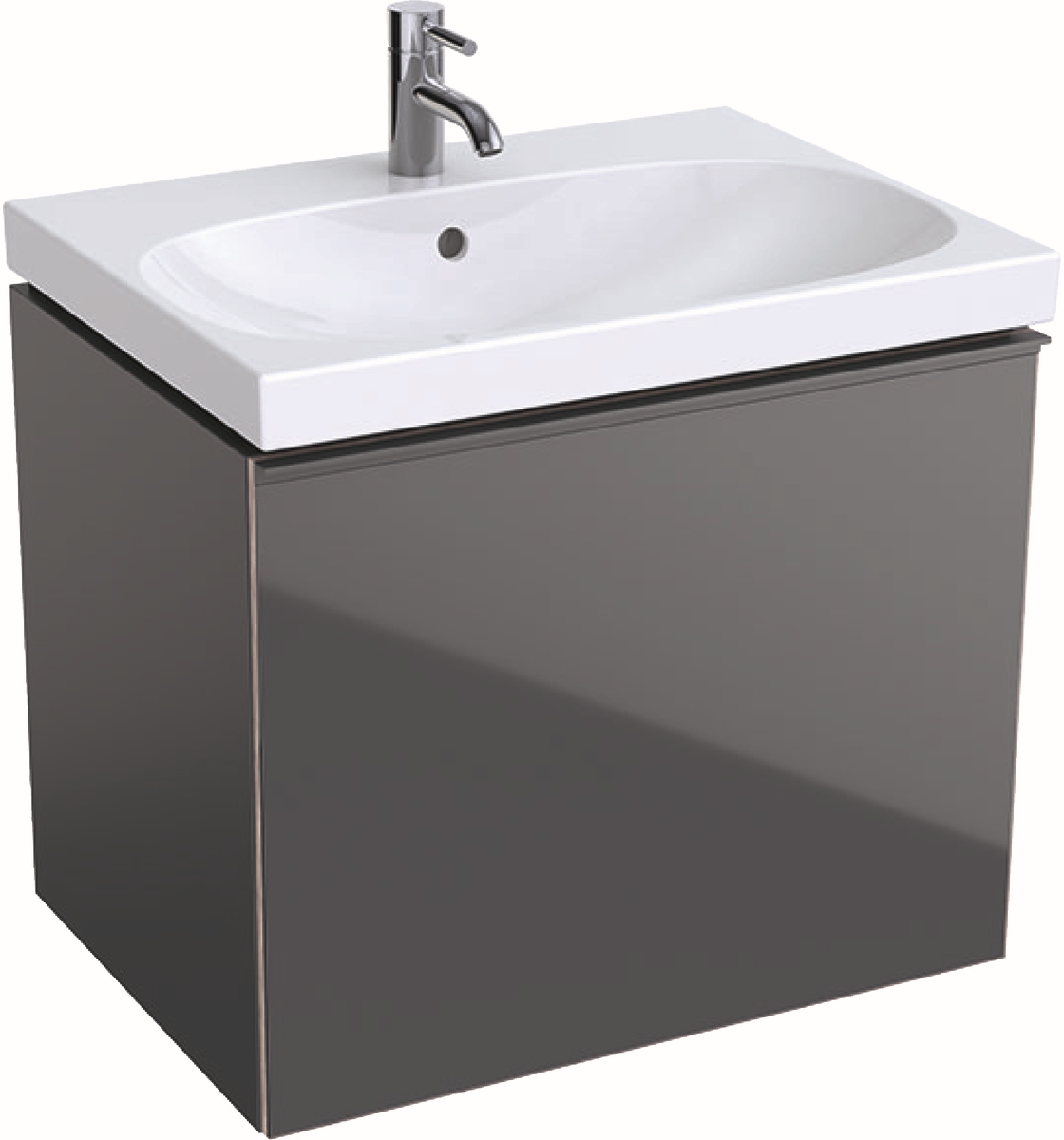 Geberit Acanto skrinka 64x47.5x53.5 cm závesné pod umývadlo láva 500.610.JK.2