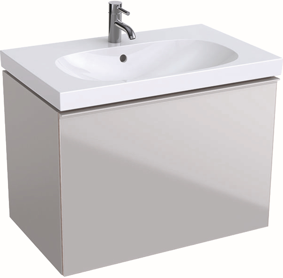 Geberit Acanto skrinka 74x47.5x53.5 cm závesné pod umývadlo piesková 500.611.JL.2