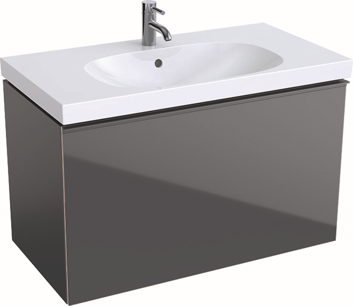 Geberit Acanto skrinka 89x47.5x53.5 cm závesné pod umývadlo láva 500.612.JK.2