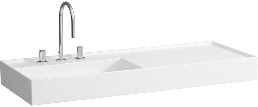 Laufen Kartell umývadlo 120x46 cm obdĺžnik umývadlo na nábytok biela lesklá H8133320001121