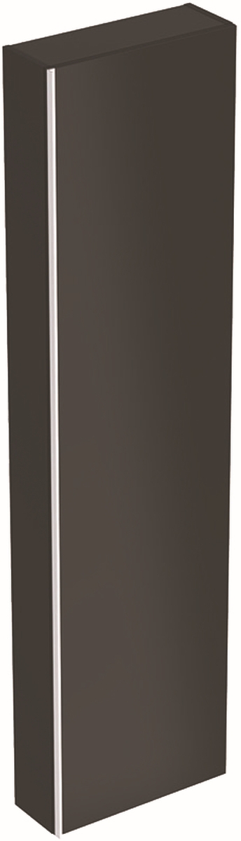 Geberit Acanto skrinka 45x17.4x173 cm závesné bočné čierna 500.637.16.1