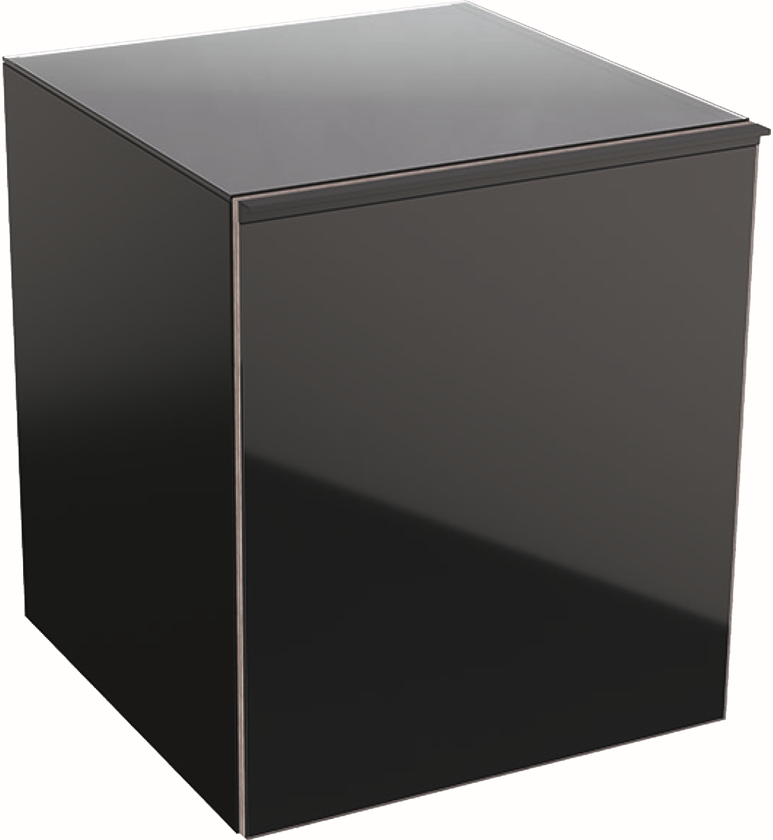 Geberit Acanto skrinka 45x47.6x52 cm závesné bočné čierna 500.618.16.1