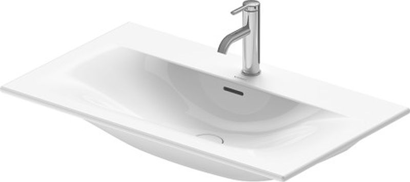 Duravit Viu umývadlo 83x49 cm obdĺžnik umývadlo na nábytok biela 2344830000