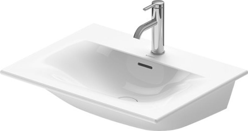 Duravit Viu umývadlo 63x49 cm obdĺžnik umývadlo na nábytok biela 2344630000