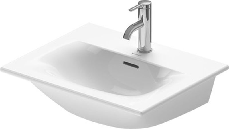 Duravit Viu umývadlo 53x43 cm obdĺžnik umývadlo na nábytok biela 2344530000