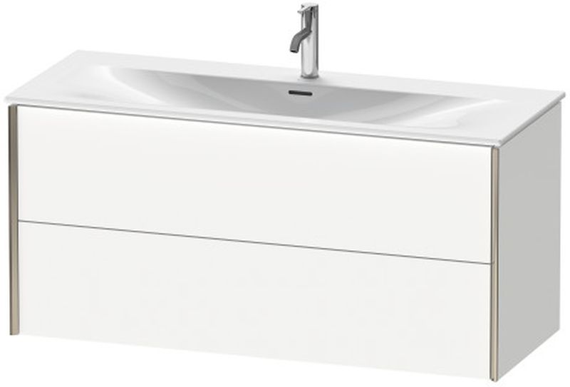 Duravit Viu skrinka 121x48x55.7 cm závesné pod umývadlo biela XV41360B118