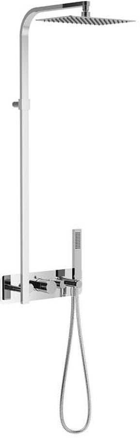 Excellent Rain Krotos sprchová súprava podomietková s termostatom s dažďovou sprchou chrómová AREX.8081CR