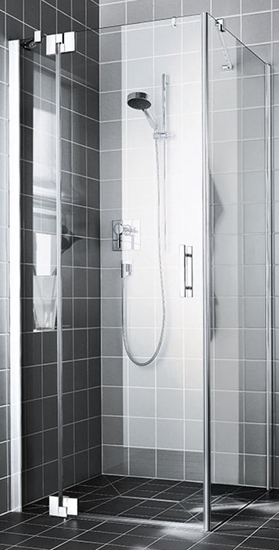 Kermi Filia XP sprchové dvere 80 cm výklopné strieborná lesklá/priehľadné sklo FX1WL08020VPK
