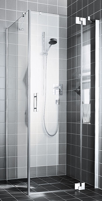 Kermi Filia XP sprchové dvere 130 cm výklopné strieborná lesklá/priehľadné sklo FX1WR13020VPK