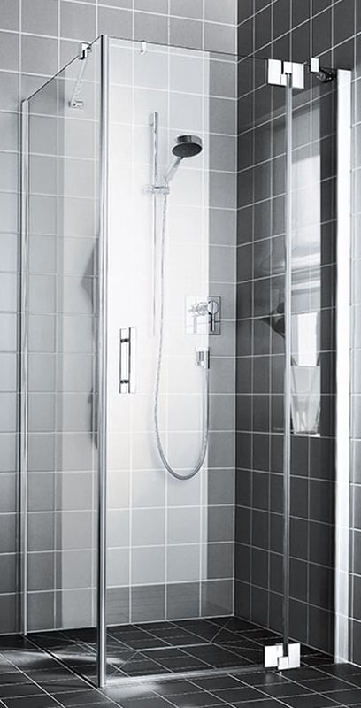 Kermi Filia XP sprchové dvere 140 cm výklopné strieborná lesklá/priehľadné sklo FX1WR14020VPK