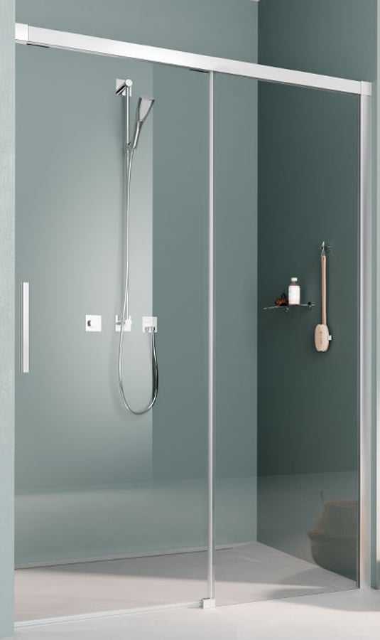 Kermi Nica sprchové dvere 110 cm posuvné strieborná lesklá/priehľadné sklo NIL2R11020VPK