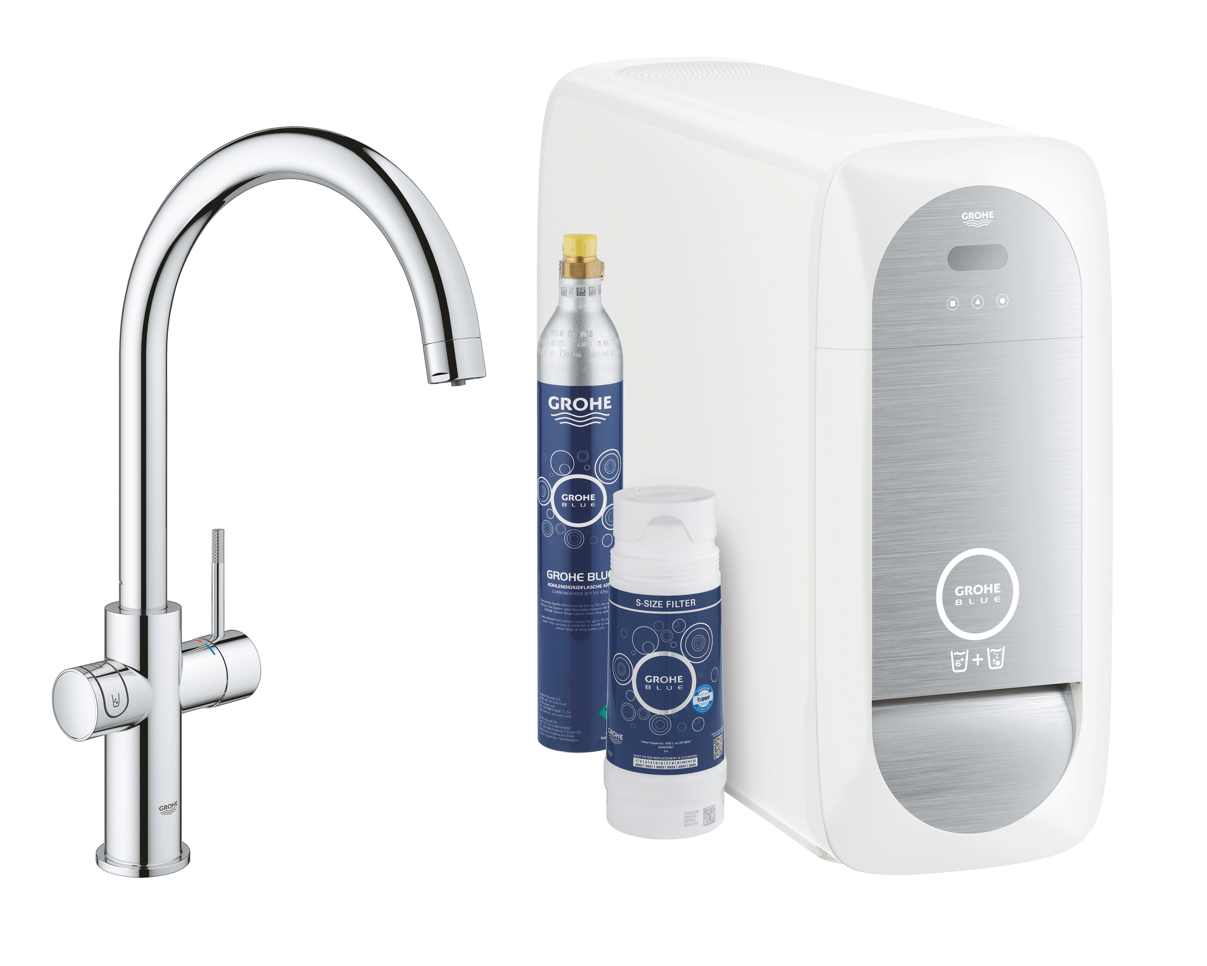 Grohe Blue kuchynská batéria stojaca chrómová 31455001