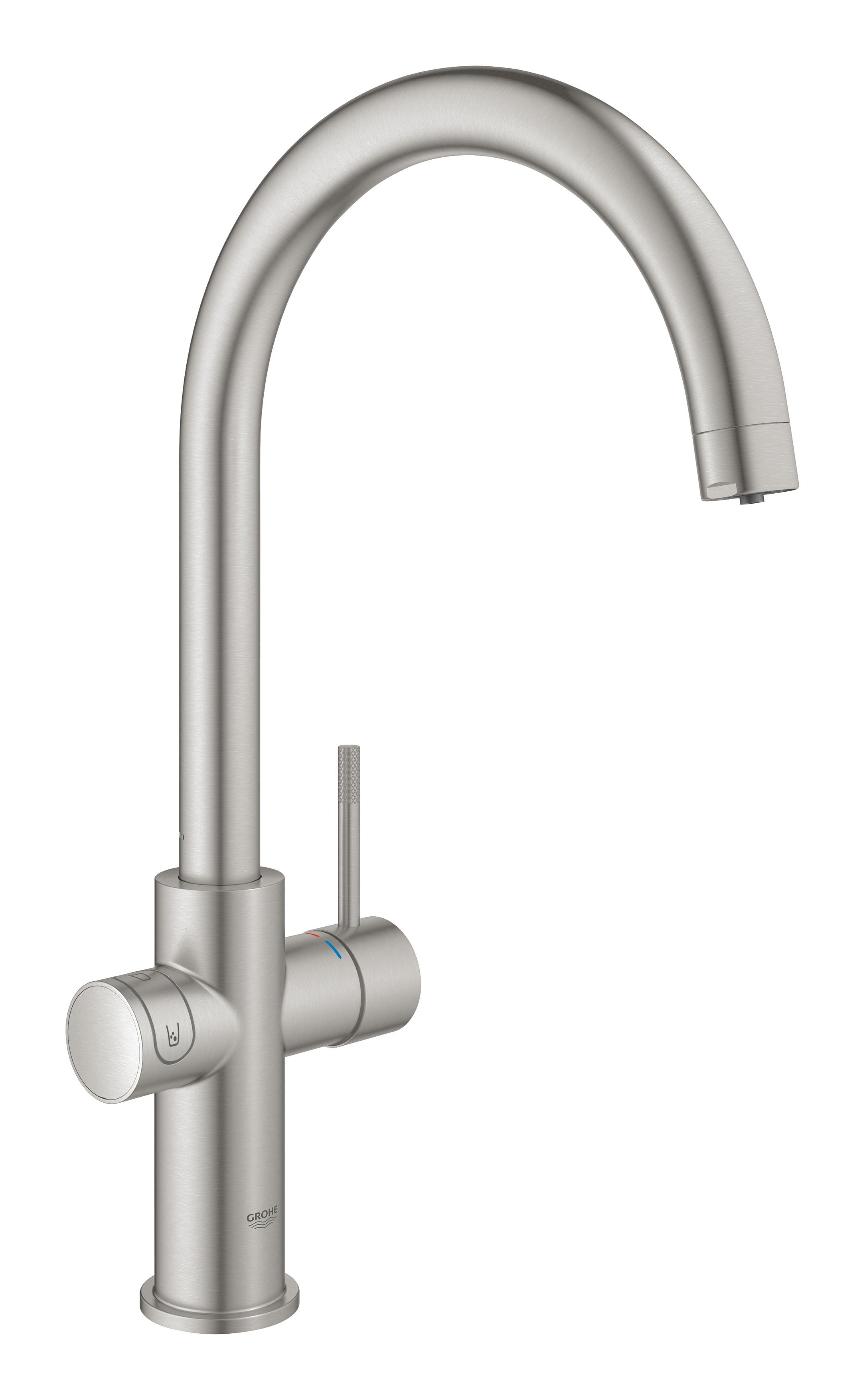 Grohe Blue kuchynská batéria s filtrom stojánková ušľachtilá oceľ 31455DC1