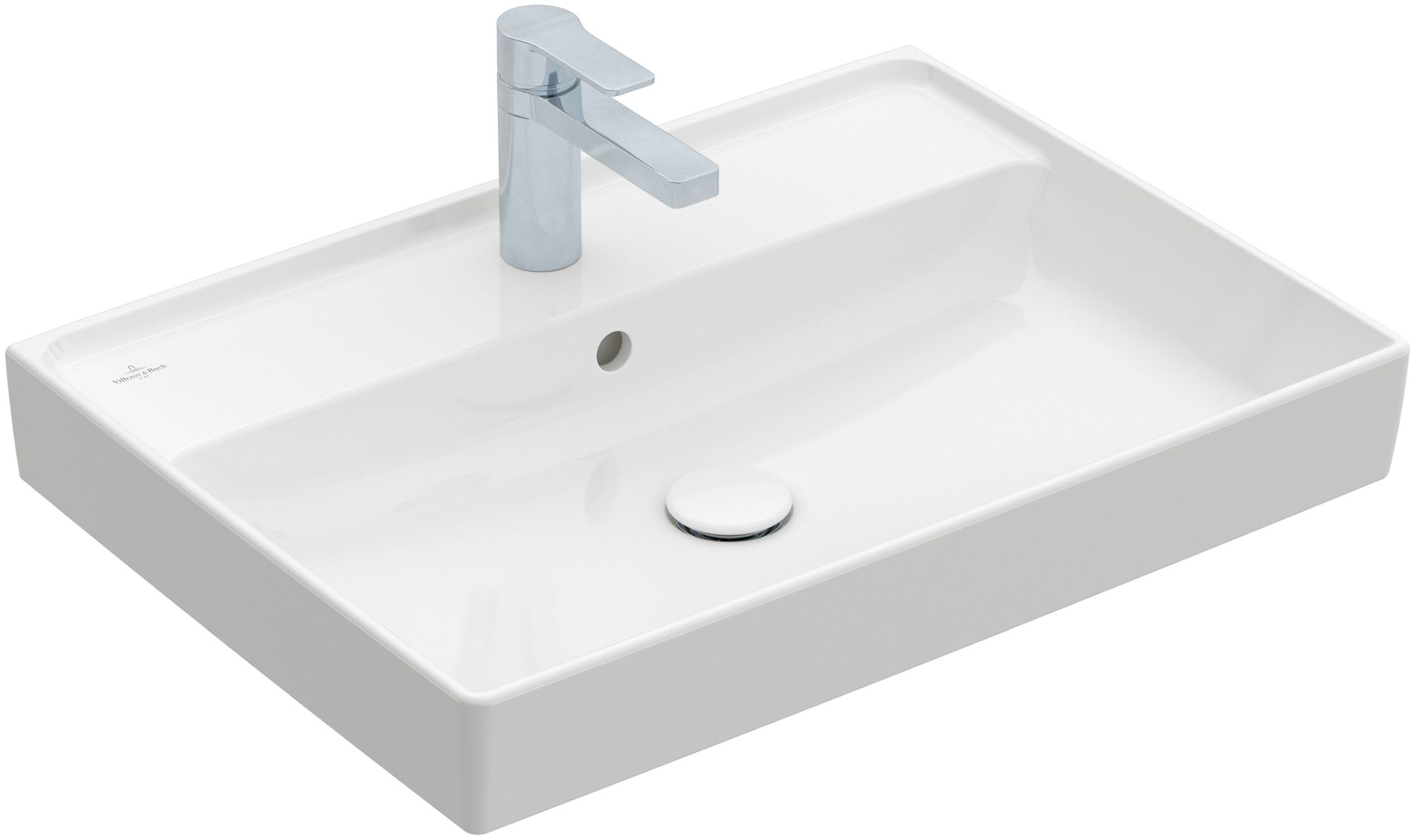 Villeroy & Boch Collaro umývadlo 65x47 cm obdĺžnik klasické umývadlo-umývadlo na nábytok biela 4A336601