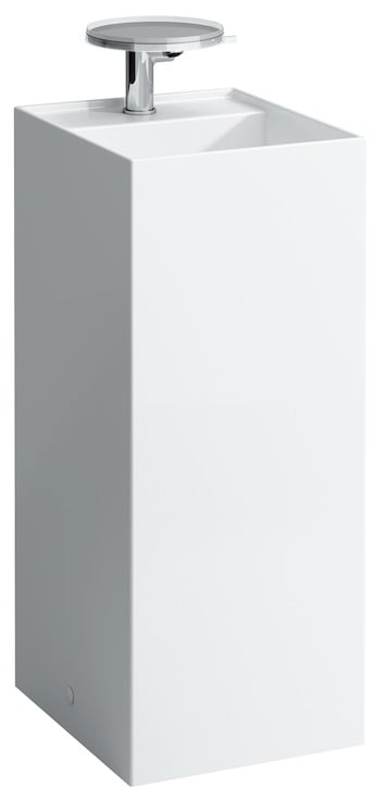 Laufen Kartell umývadlo 43.5x37.5 cm obdĺžnik voľne stojacie umývadlo biela lesklá H8113310001121