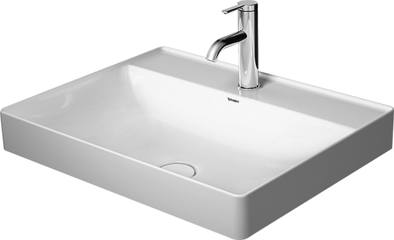 Duravit DuraSquare umývadlo 60x47 cm obdĺžnik pultové umývadlo biela 23546000411