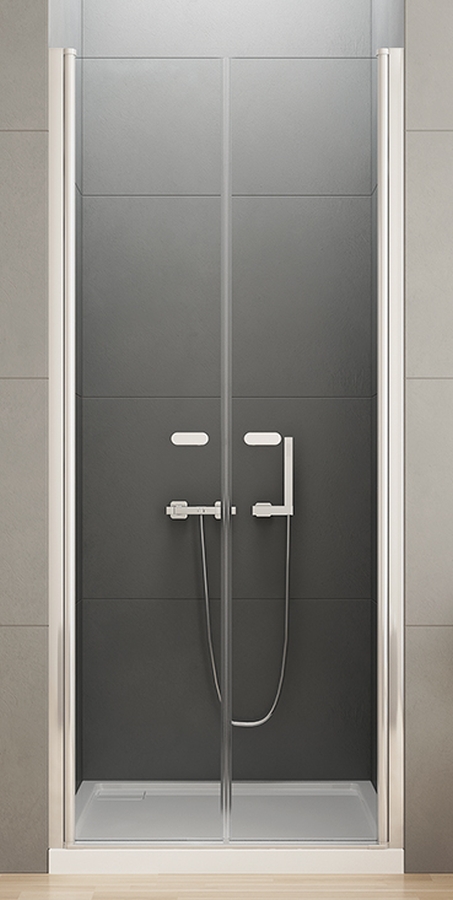 New Trendy New Soleo sprchové dvere 110 cm výklopné chróm lesklá/priehľadné sklo D-0127A