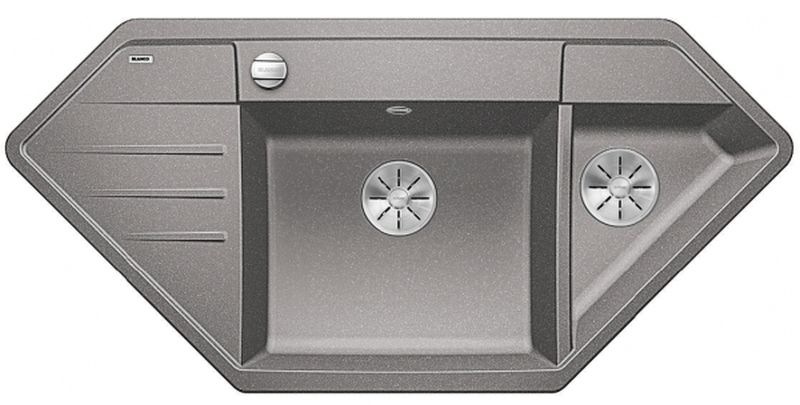 Blanco Lexa 9 E granitový drez 107x51 cm sivá/grafitová/ónyxová 524992