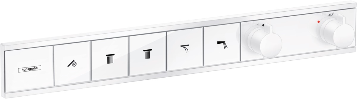 Hansgrohe RainSelect vaňová/sprchová batéria podomietková áno biela 15384700