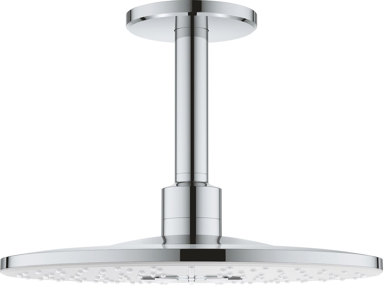 Grohe Rainshower horná sprcha so sprchovacím ramenom 31x31 cm okrúhly StarLight Chrome 26477LS0