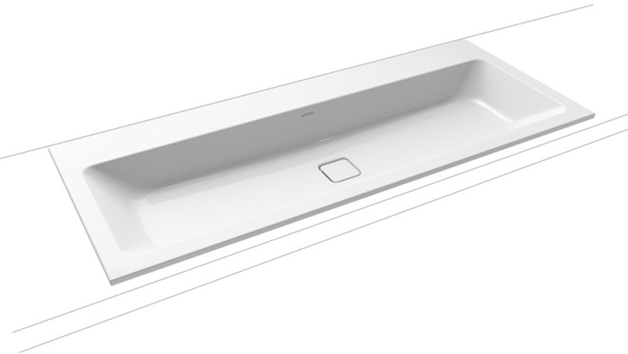Kaldewei Cono umývadlo 120x50 cm obdĺžnik vstavané umývadlo biela 901806043001