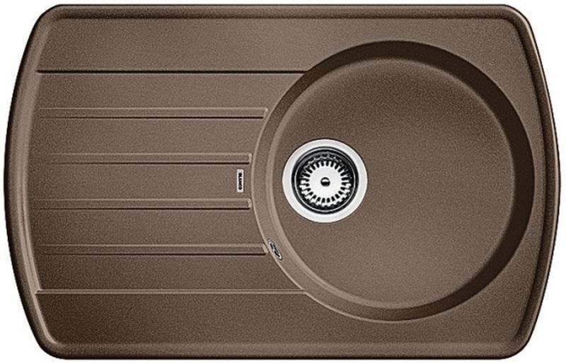 Blanco Rondoval 45 S granitový drez 78x50 cm hnedá 521920