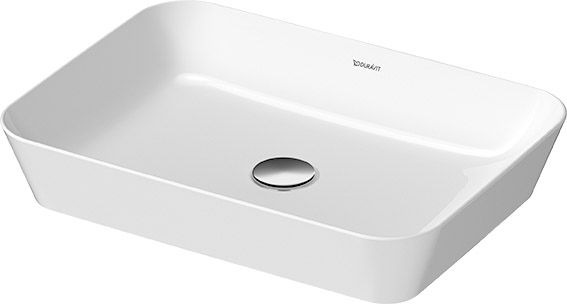 Duravit Cape Cod umývadlo 55x40 cm obdĺžnik pultové umývadlo biela 2347550000