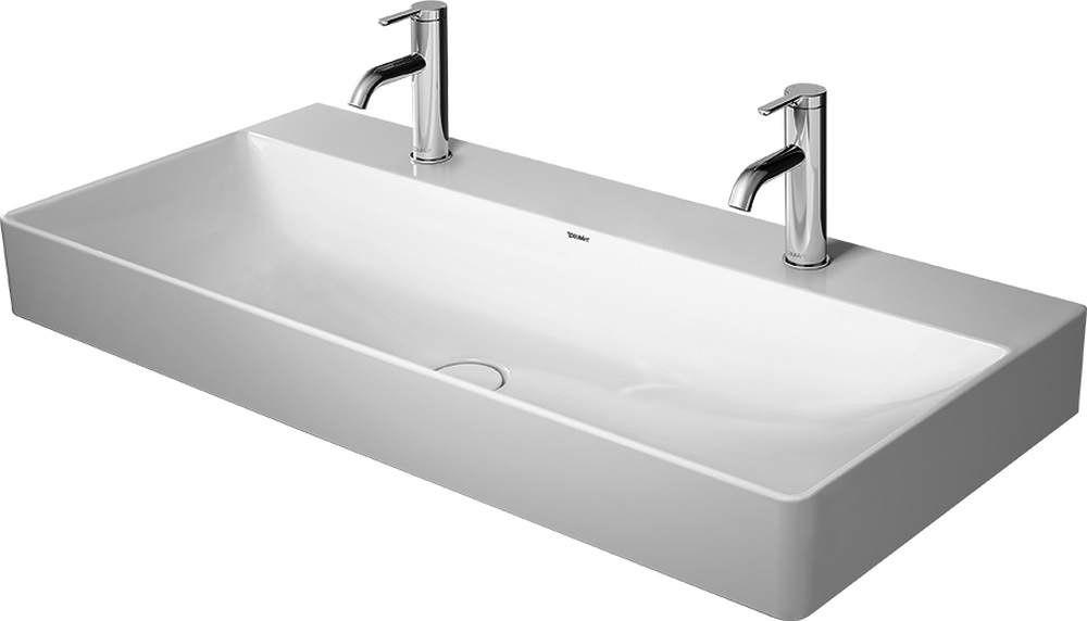 Duravit DuraSquare umývadlo 100x47 cm obdĺžnik klasické umývadlo-umývadlo na nábytok biela 23531000721