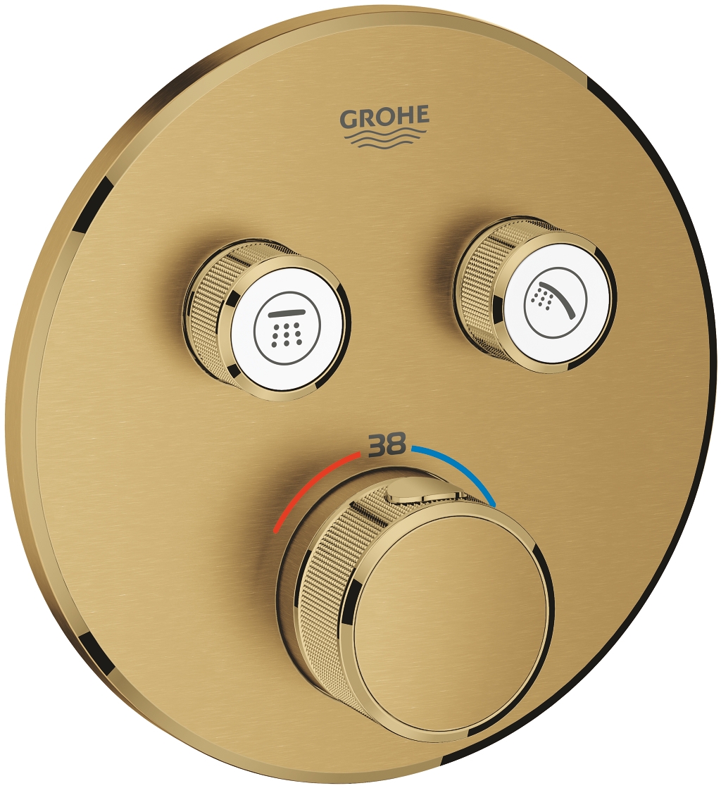 Grohe Grohtherm SmartControl vaňová/sprchová batéria podomietková áno Brushed Cool Sunrise 29119GN0