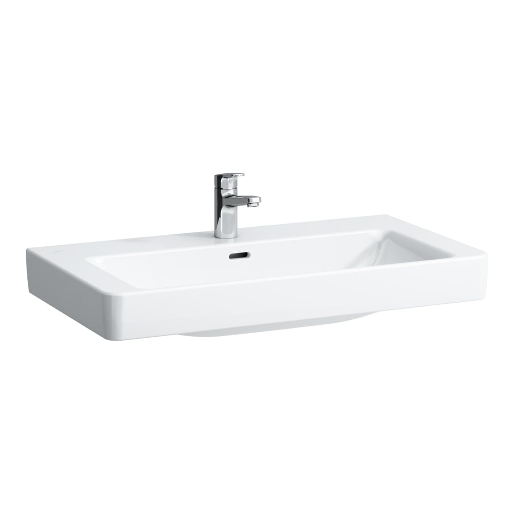 Laufen Pro S umývadlo 85x46 cm obdĺžnik klasické umývadlo-pultové umývadlo biela lesklá H8139650001041