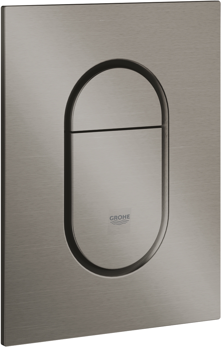 Grohe Arena Cosmopolitan S splachovacie tlačidlo do toalety Brushed Hard Graphite 37624AL0