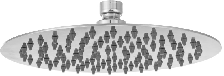 Invena horná/hlavová sprcha 25x25 cm okrúhly oceľová SC-D1-041