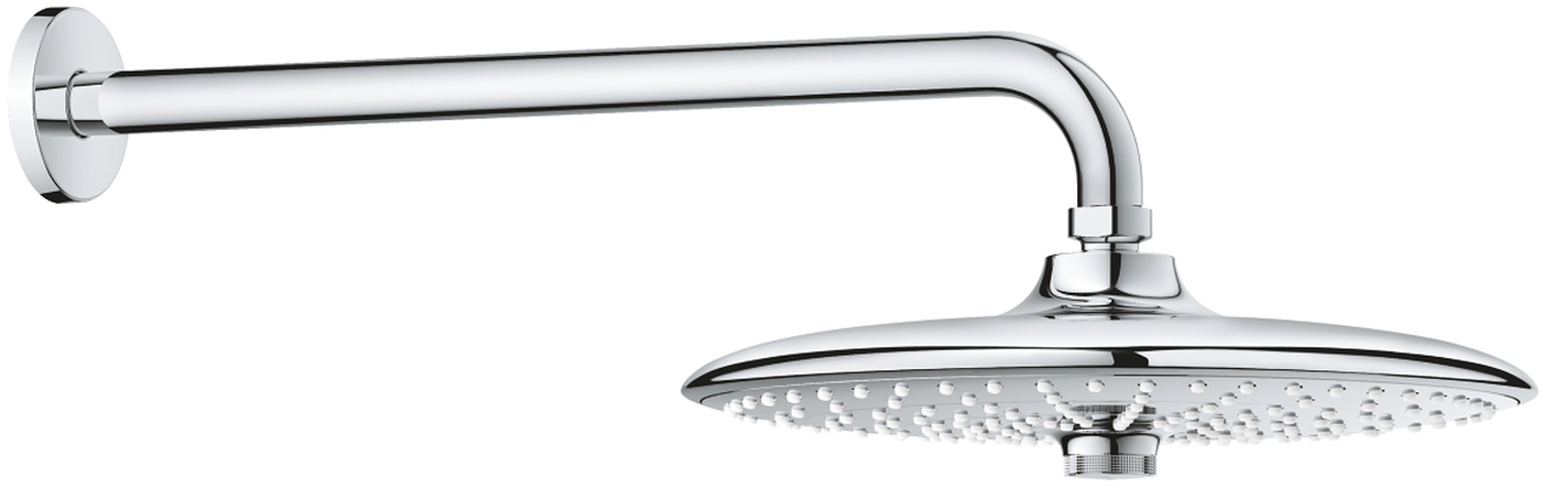 Grohe Euphoria horná sprcha so sprchovacím ramenom 26x26 cm okrúhly StarLight Chrome 26458000