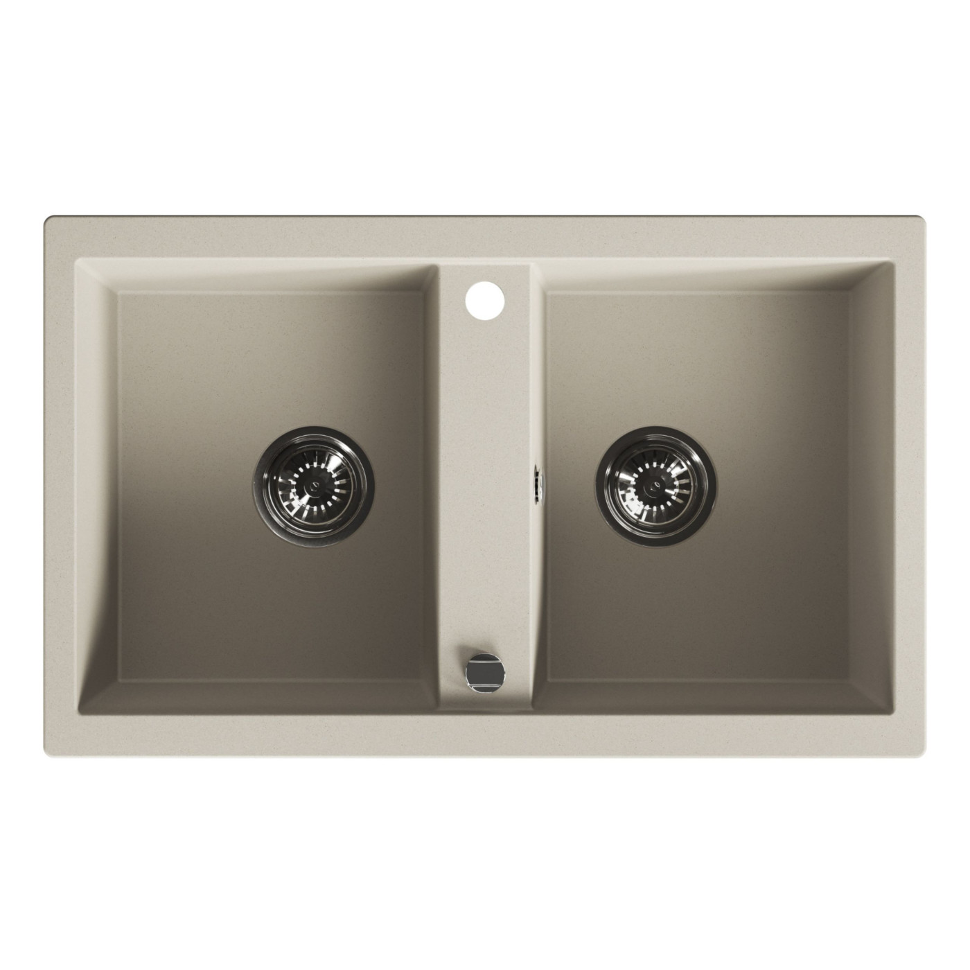 Laveo Barbados granitový drez 78x48 cm béžová SBB420T