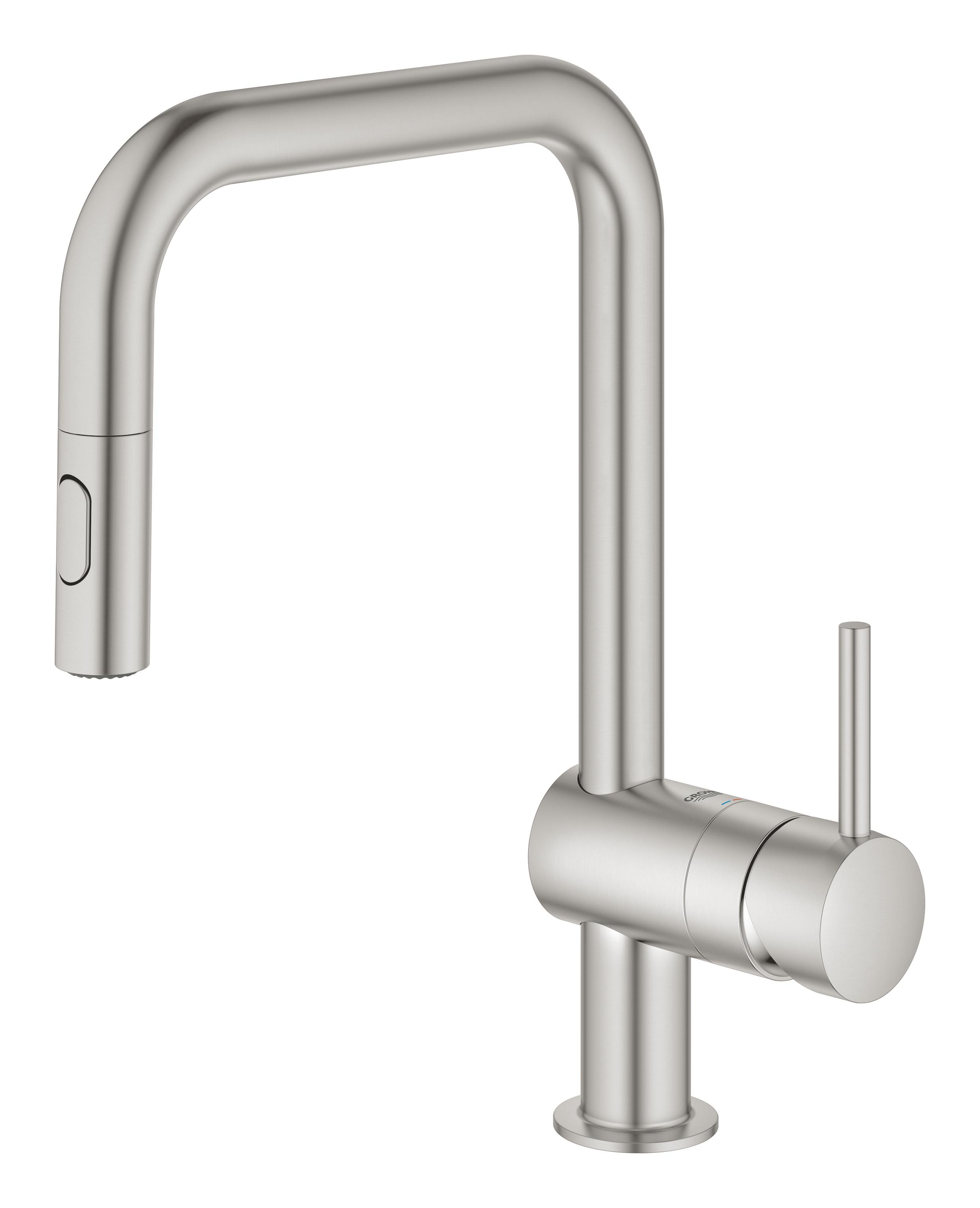 Grohe Minta kuchynská batéria stojánková SuperSteel 32322DC2