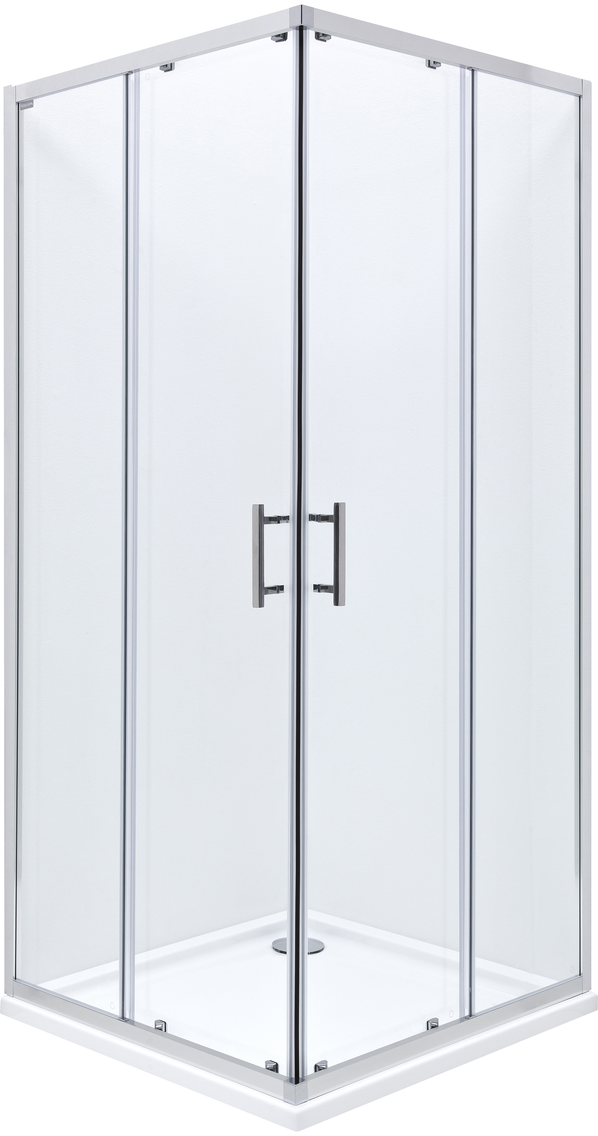 Roca Town-N Square sprchovací kút 90x90 cm obdĺžniková chromová lesklé/priehľadné sklo AMP2609012M