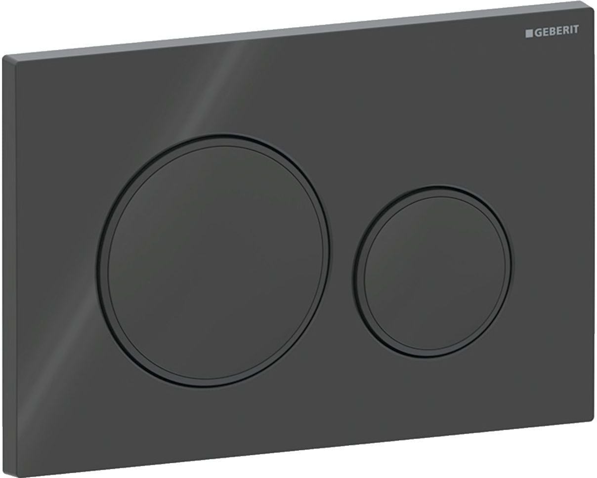 Geberit Sigma splachovacie tlačidlo do toalety čierna 115.882.16.1