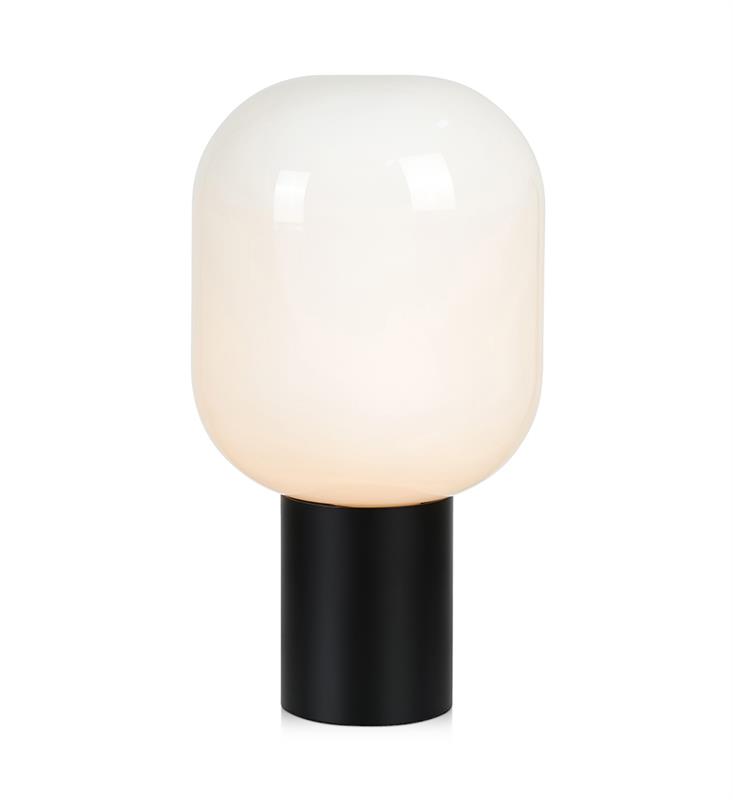 Markslöjd Brooklyn stolová lampa 1x60 W biela-čierna 107482