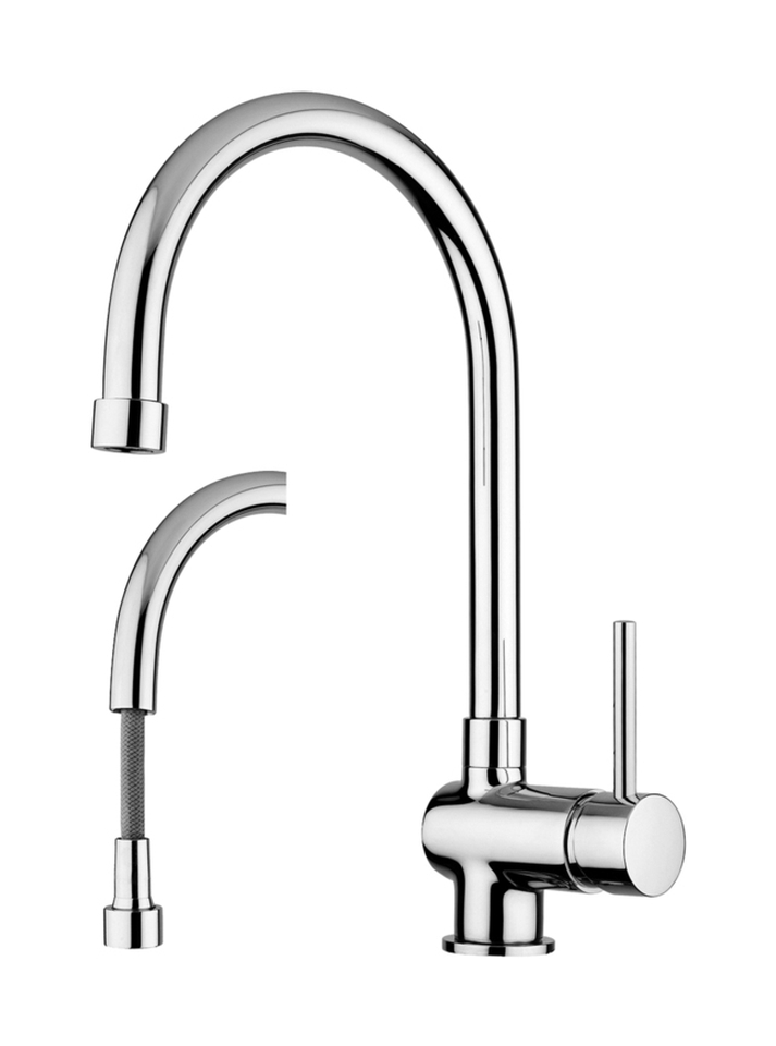 Paffoni Stick kuchynská batéria stojánková chrómová SK185CR