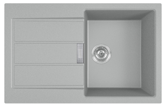 Franke Sirius 2.0 drez tectonite 78x50 cm sivá/grafitová/ónyxová 143.0612.630