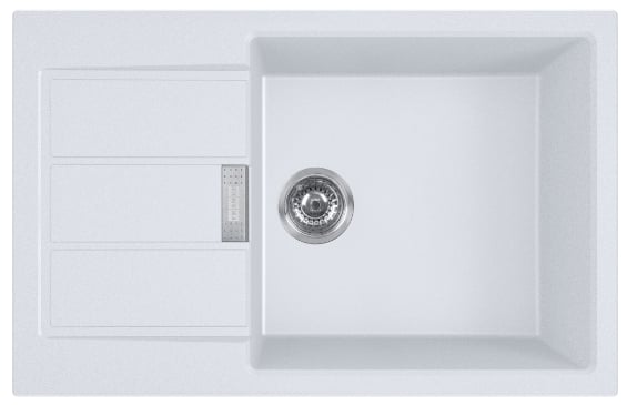 Franke Sirius 2.0 drez tectonite 78x50 cm biela 143.0618.580