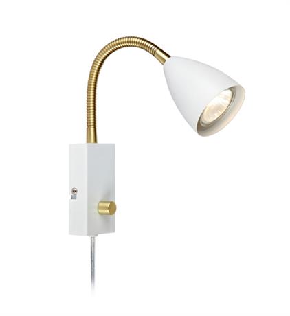 Markslöjd Ciro nástenná lampa 1x7 W biela 106588