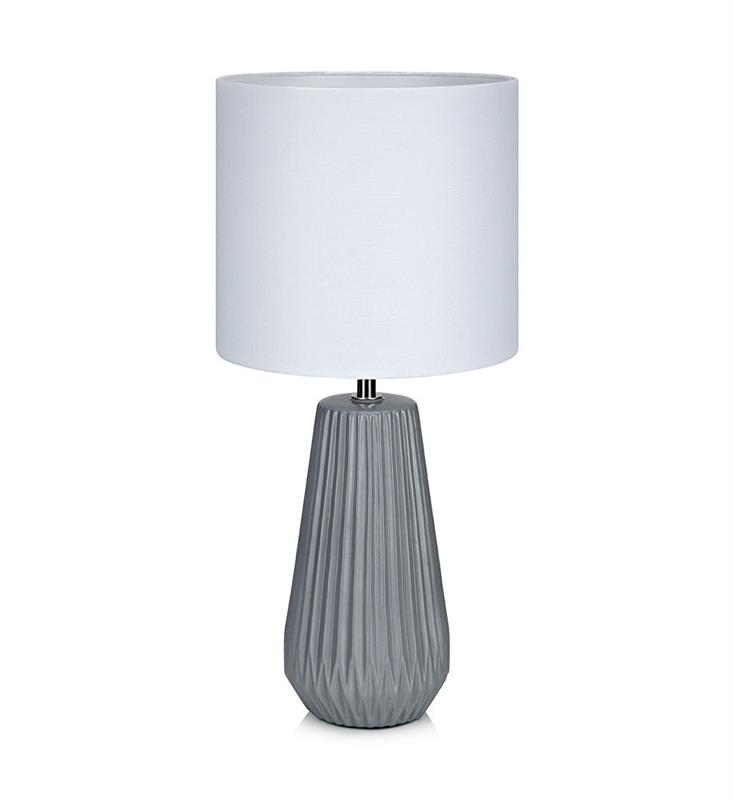 Markslöjd Nicci stolová lampa 1x40 W biela-sivá 106449