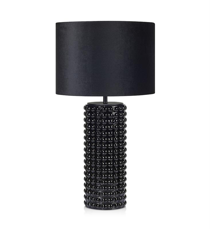 Markslöjd Proud stolová lampa 1x60 W čierna 107483