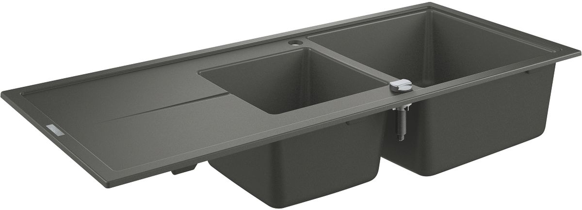 Grohe K400 granitový drez 116x50 cm sivá/grafitová/ónyxová 31643AT0