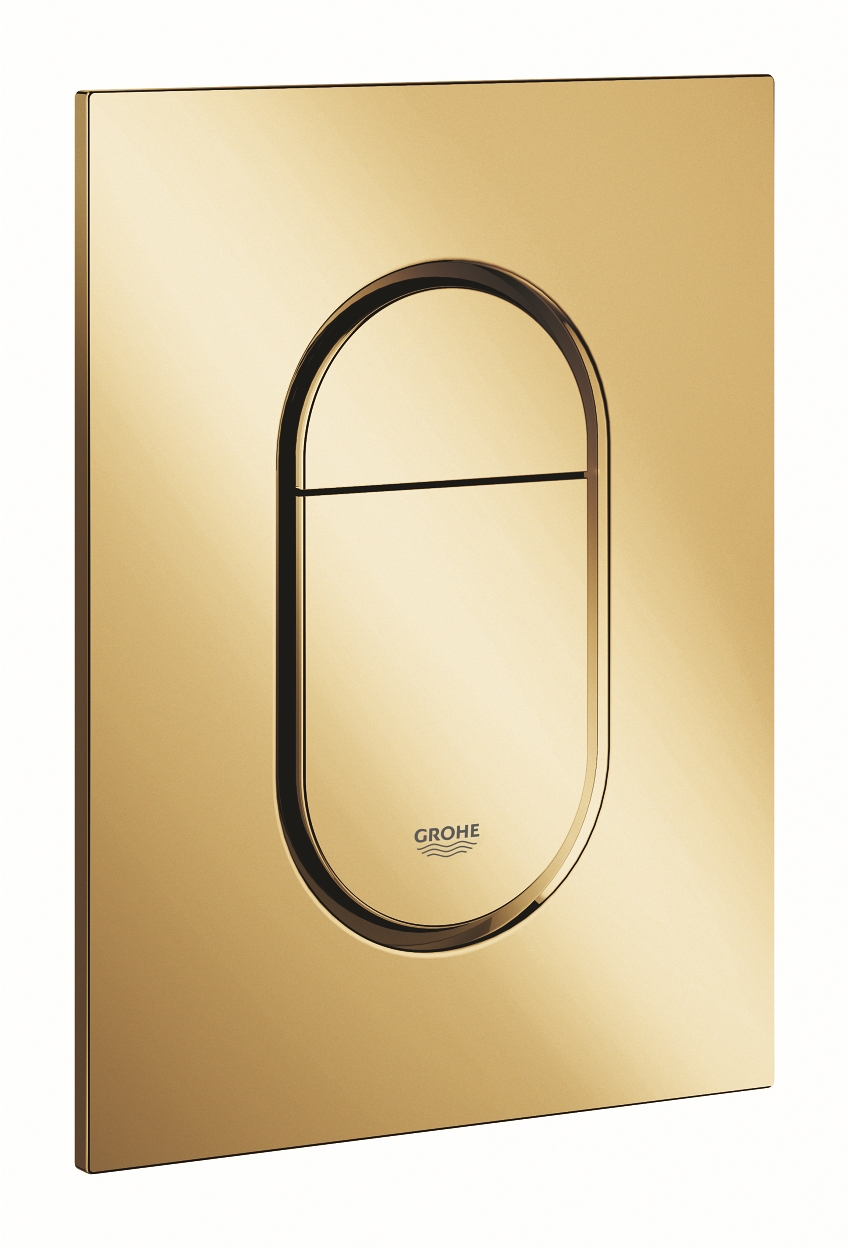 Grohe Arena Cosmopolitan S splachovacie tlačidlo do toalety Cool Sunrise 37624GL0